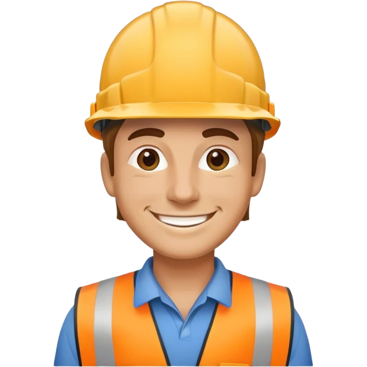 Construction owner happy emoji