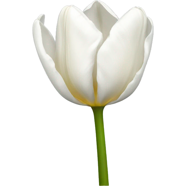 white tulip emoji