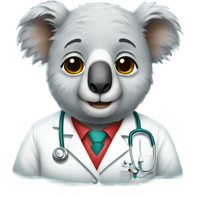 Doctor koala emoji