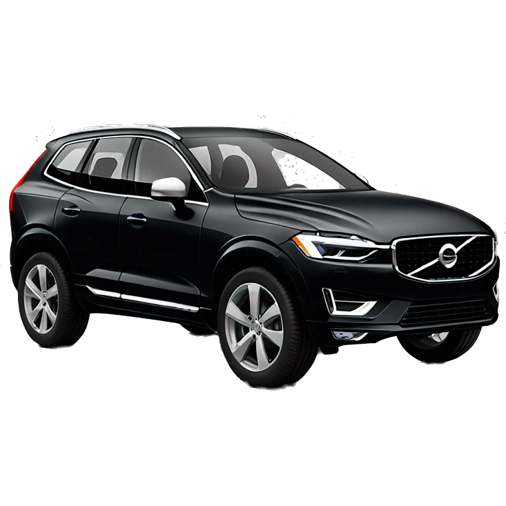 Black Volvo xc60 2024 emoji
