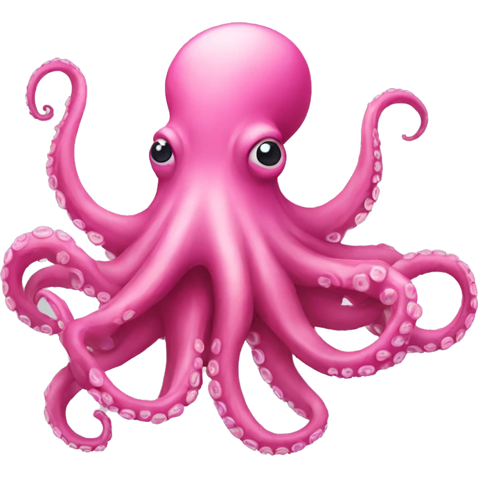 Pink octopus emoji