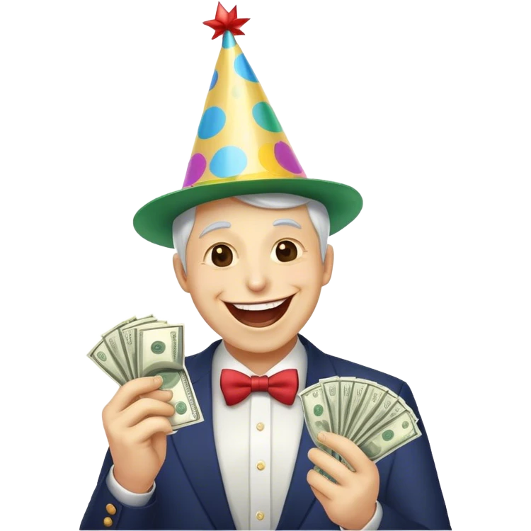 🤪  💰  🥳 emoji