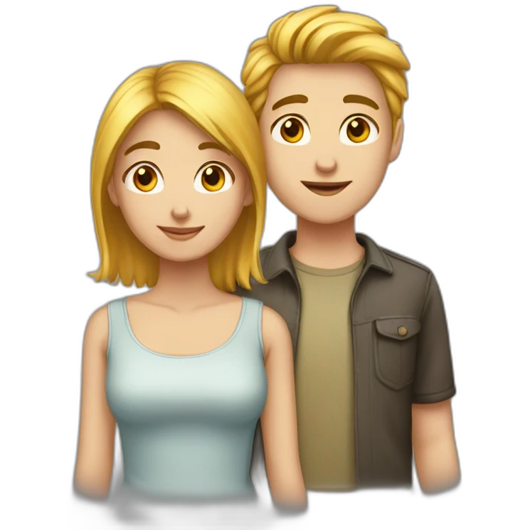 Couple jeune 17 ans emoji