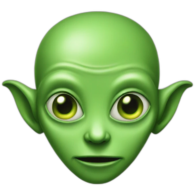 green alien emoji
