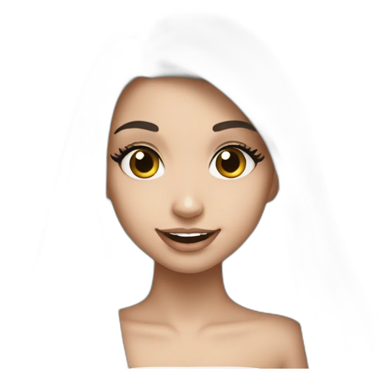 ghost face ariana grande emoji