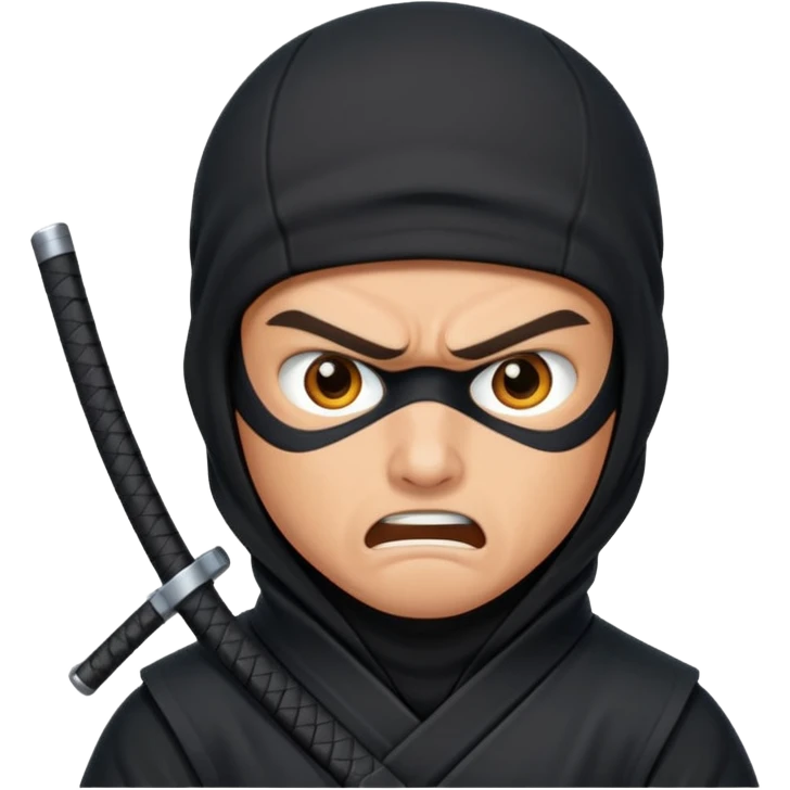 angry ninja emoji