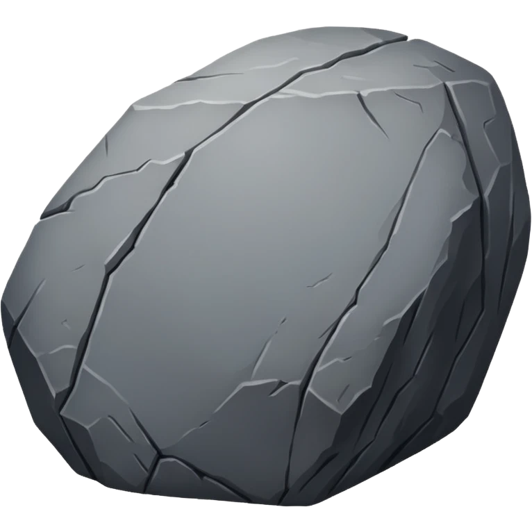 generate me a simple gray rock emoji