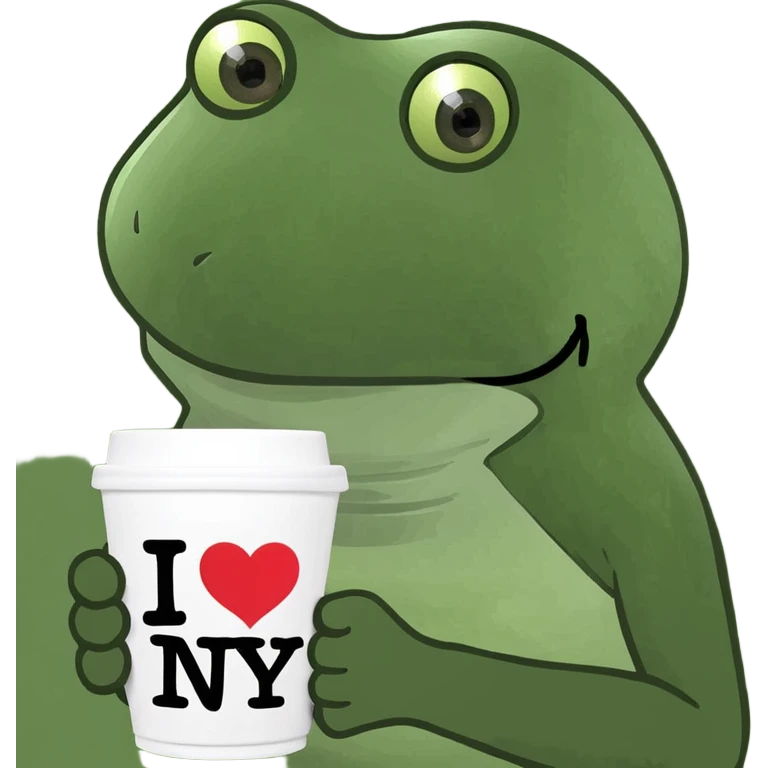 Cup i love NY emoji