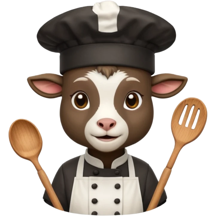 goat black cook emoji