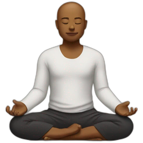 meditation emoji
