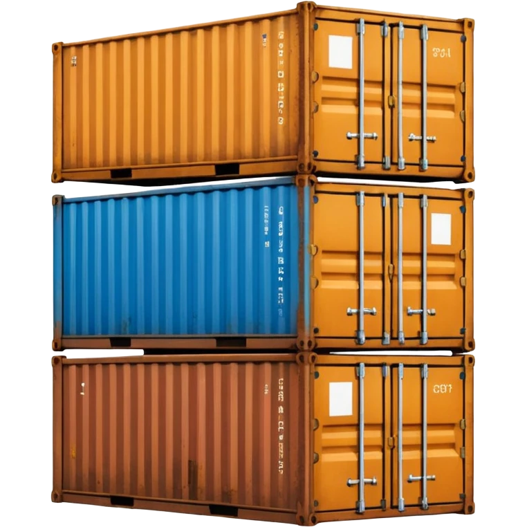 goods Contener emoji which is used for shipment of goods emoji