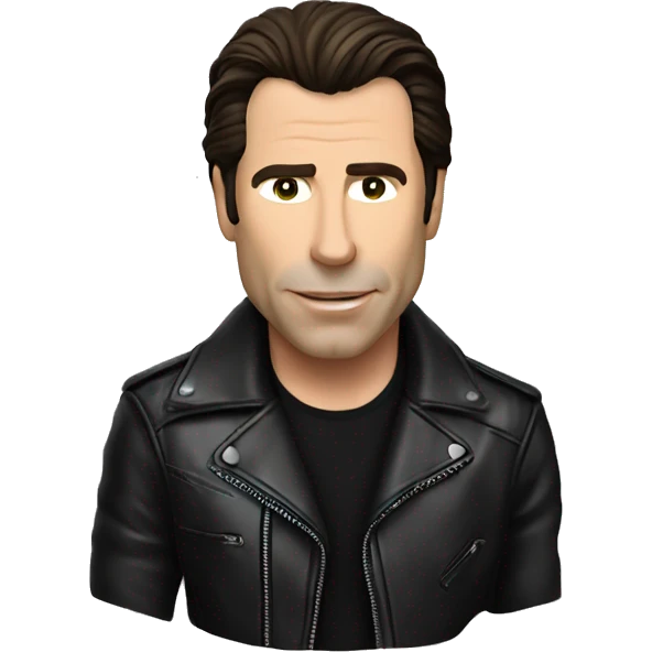 John travolta in leather jacket emoji
