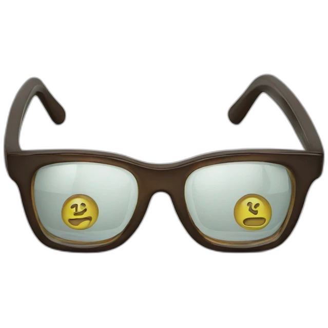 Tax increase glasses emoji