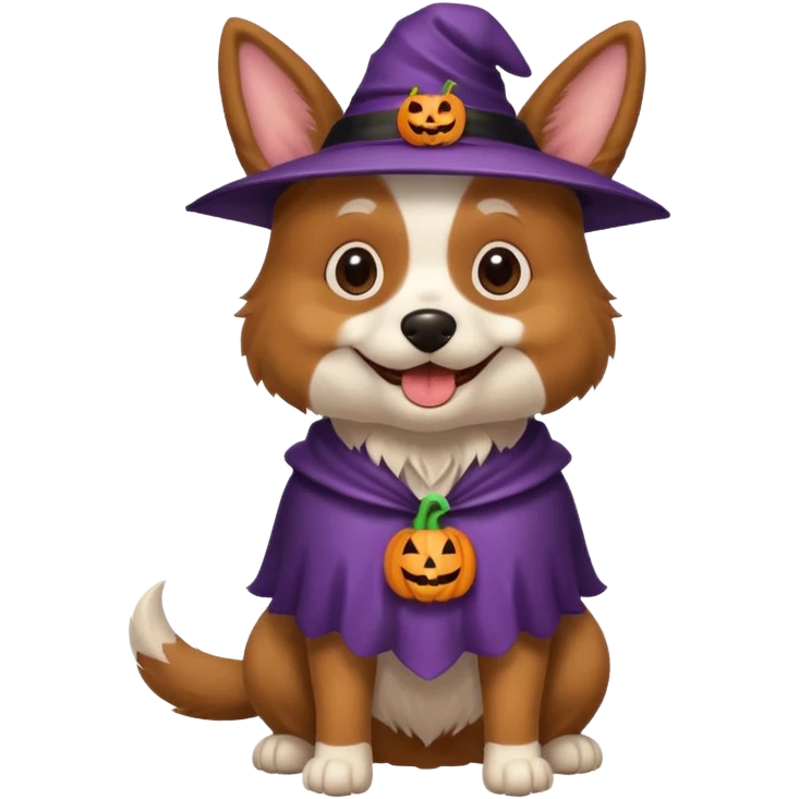 Halloween dog costume  emoji