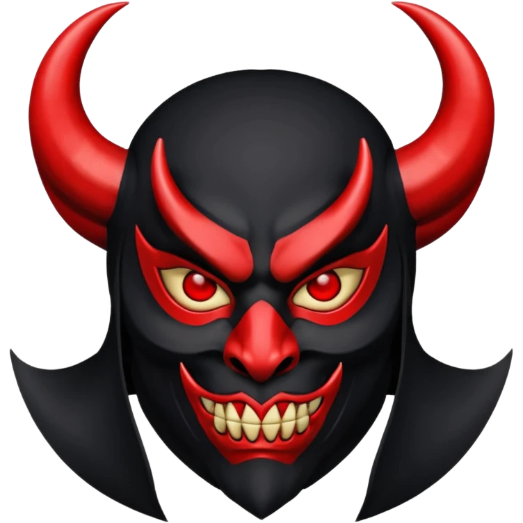Démon masqué emoji