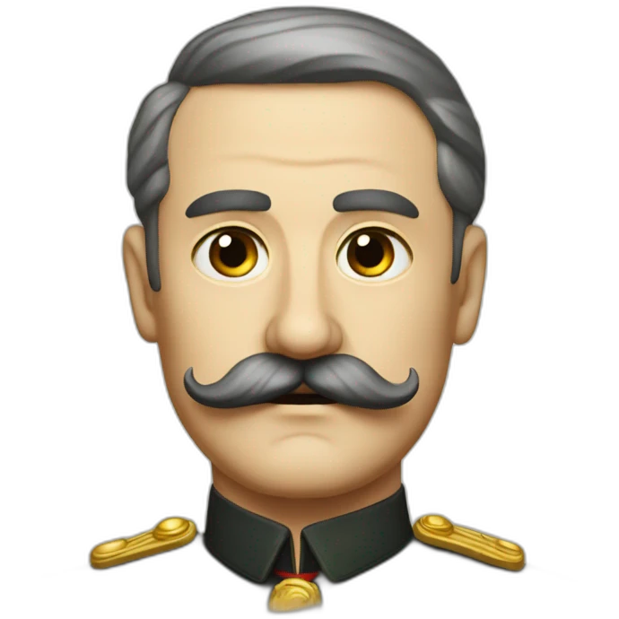 german dictator wwii mustache emoji
