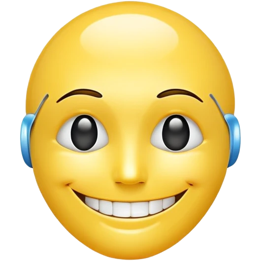 smiley face with plastic surgery  emoji