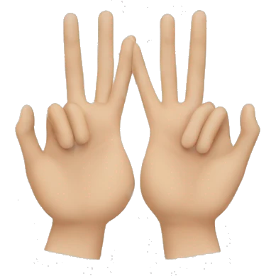 Two hands forming a circle emoji