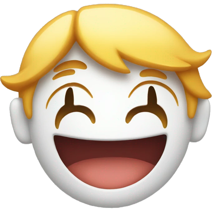 grin with sweat emoji