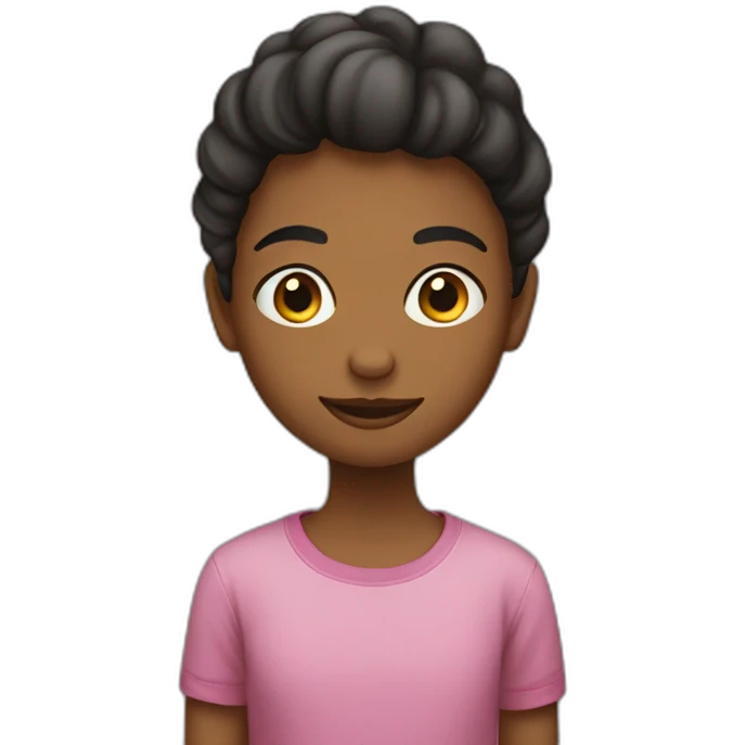 Une fille sur un garçon emoji