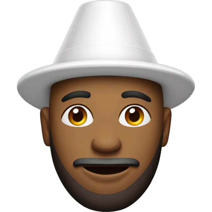 man with cone hat emoji