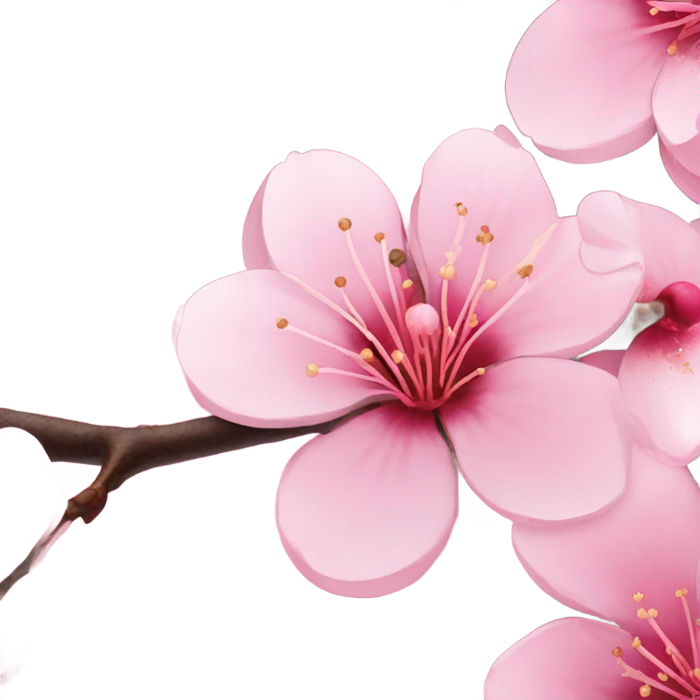 Pink cherry  emoji