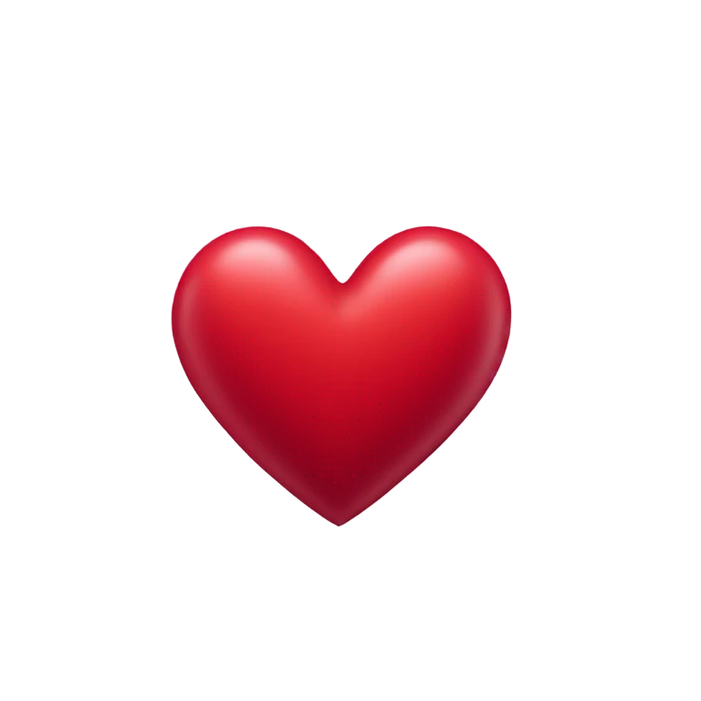 Crimson color heart emoji