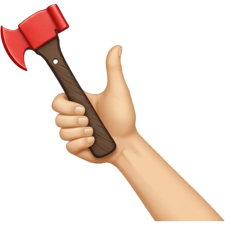 Generate axe em jacks hand sign which is kind of like an “L” made with your thumb, pointer, and middle finger — emoji