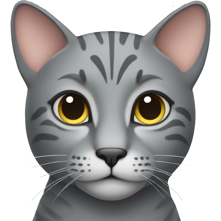 big gray cat emoji