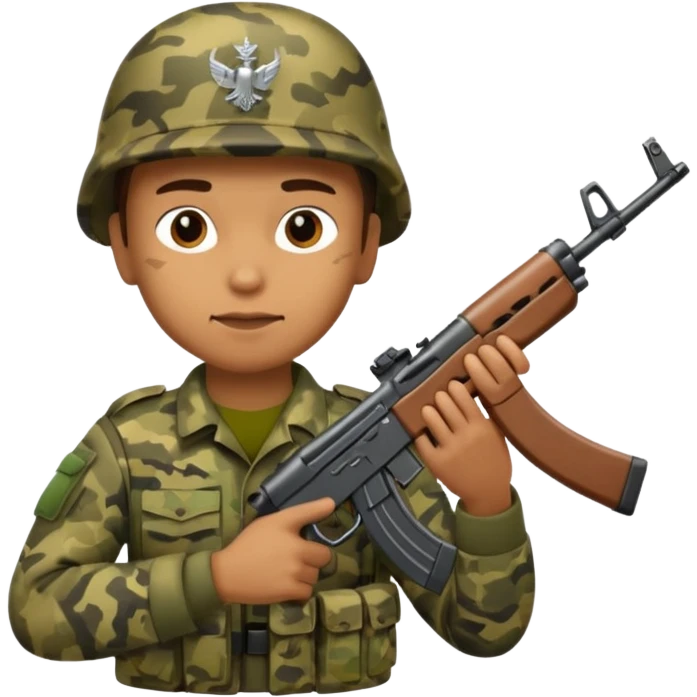 FORZA SPECIALE RUSSA 
CON IL KALASHNIKOV  emoji