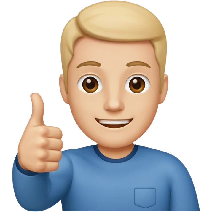 Thumbs up with two thumbs. emoji