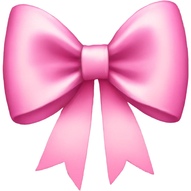 Pink bow emoji
