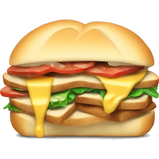 Beanie eating sandwich  emoji