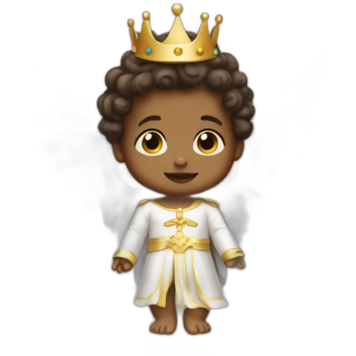 Baby king angel emoji