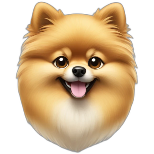pomeranian giving thumbs up emoji