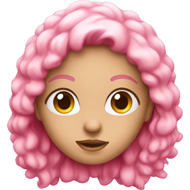 Pink  emoji