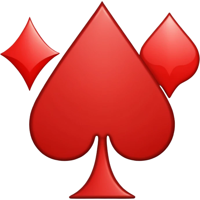 red spade suit emoji