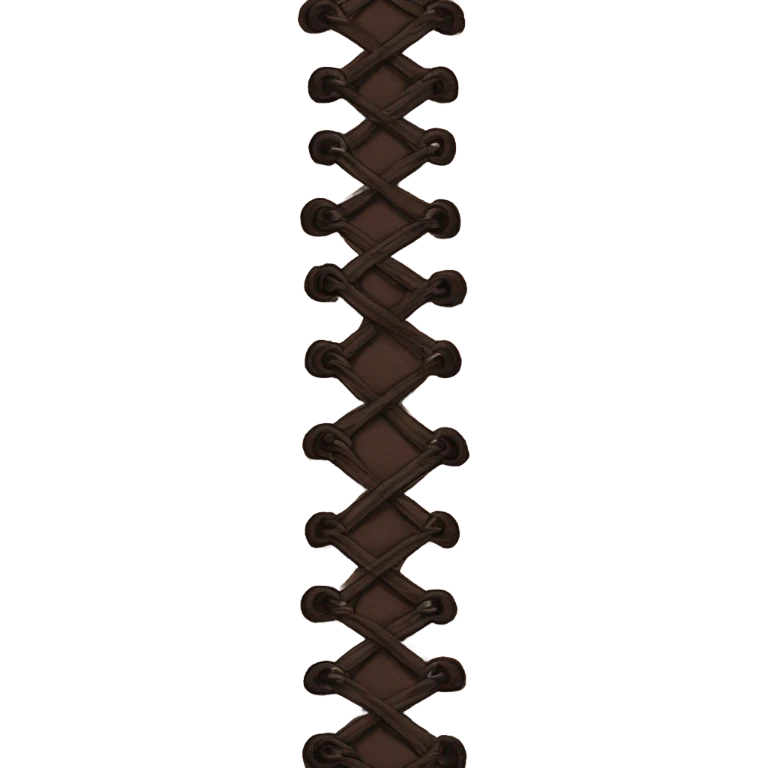 brown lace corset emoji