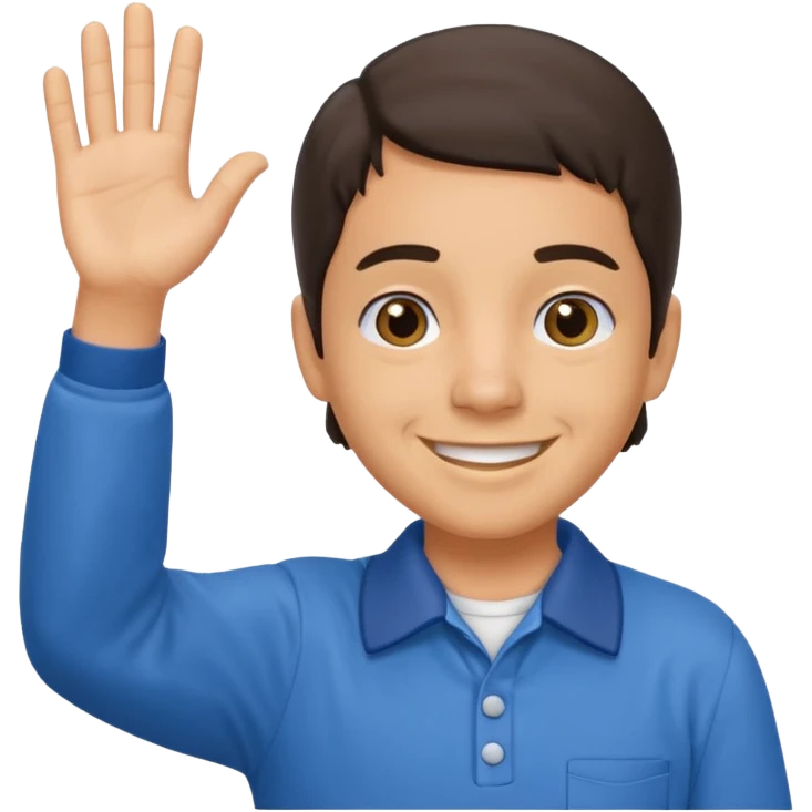 kiko del chavo del 8 saludando con camisa completa emoji