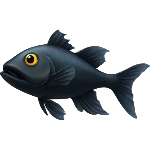 black fish emoji