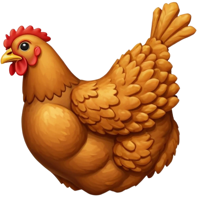 Fried chicken emoji