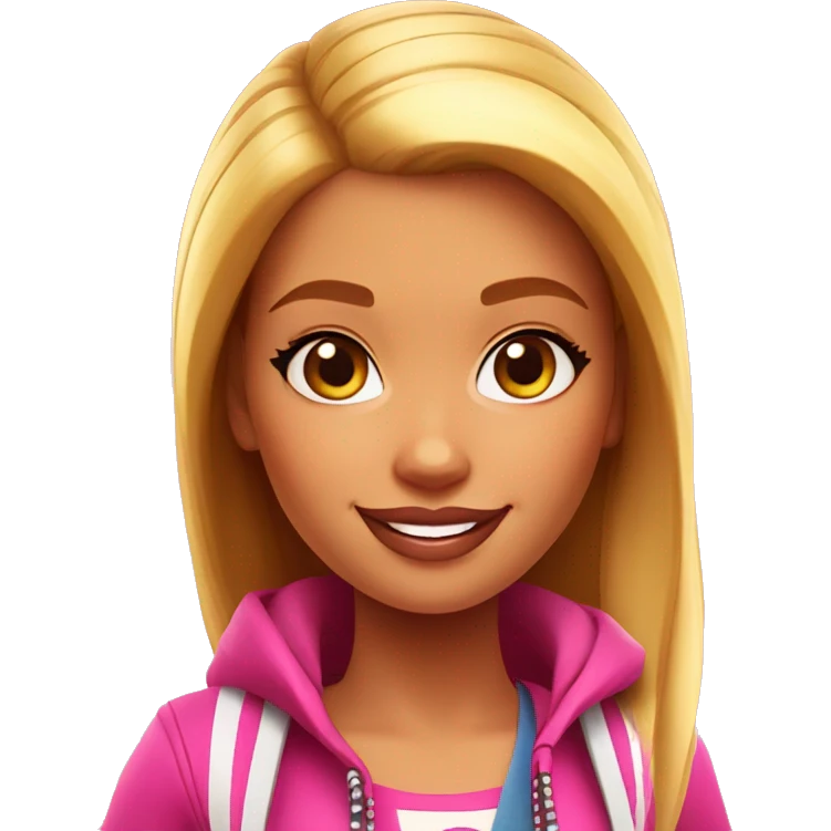 Female Barbie in subway surfers emoji