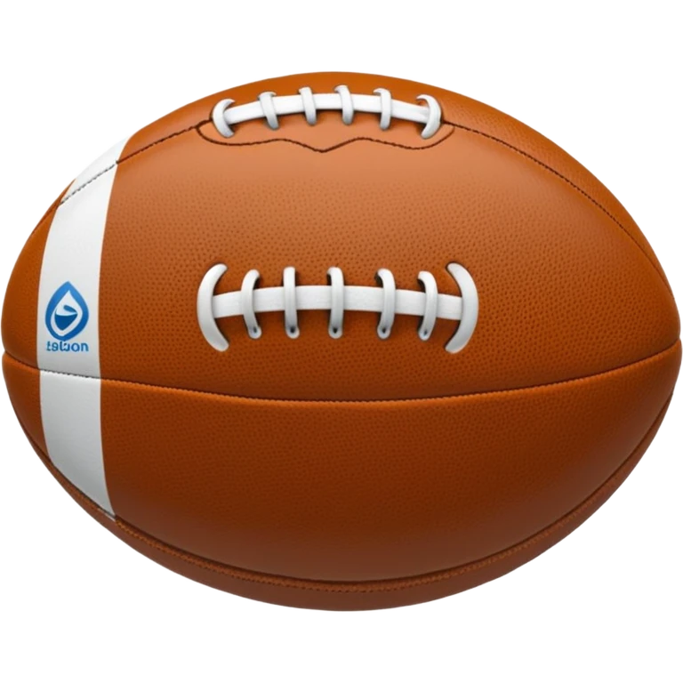 Balón de rugby digital emoji