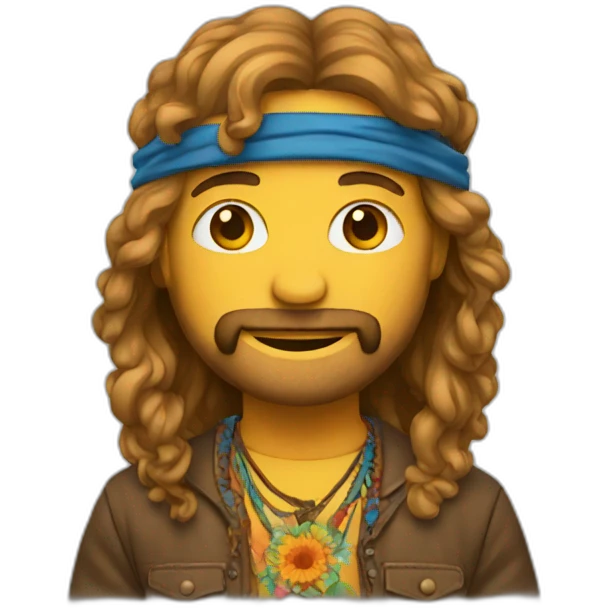 hippie emoji