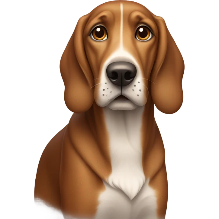 Brown hound dog  emoji