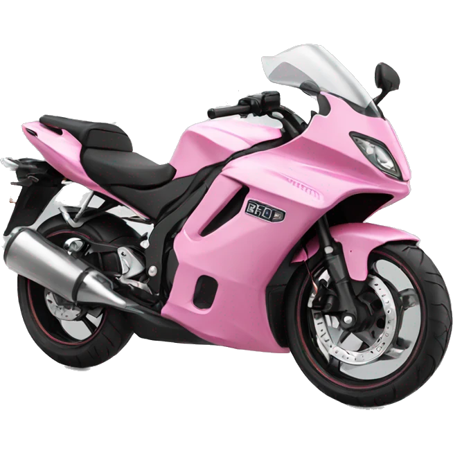 Pink sports motorcycle keeway rkf emoji