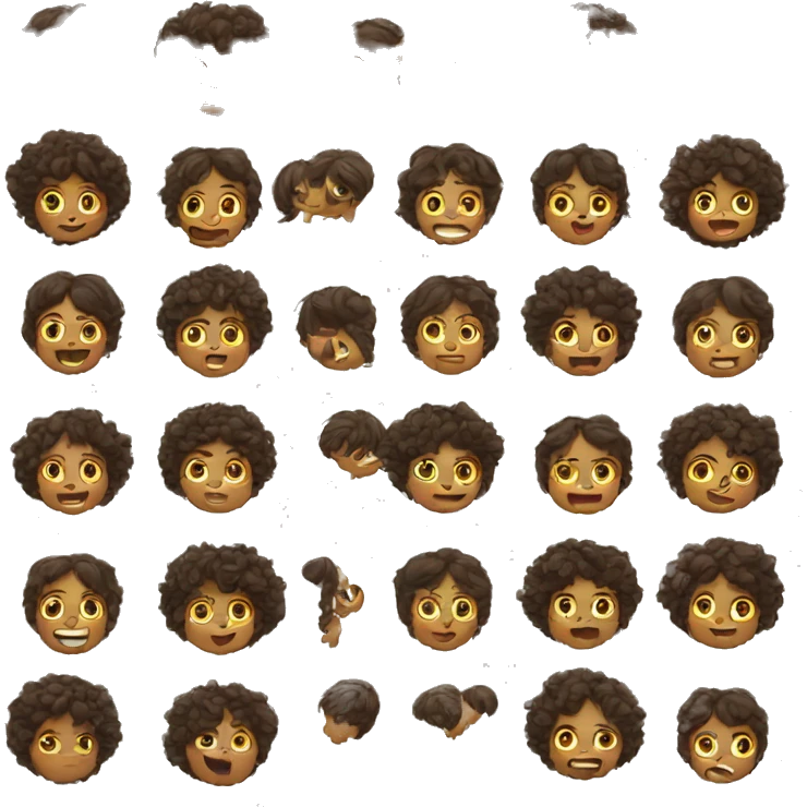 A funny Children  emoji