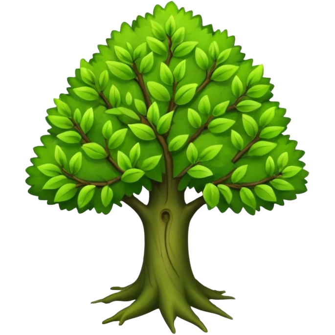 Tree growting emoji