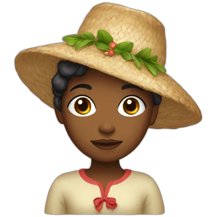 Fille guadeloupéenne emoji