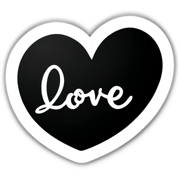 Black love emoji